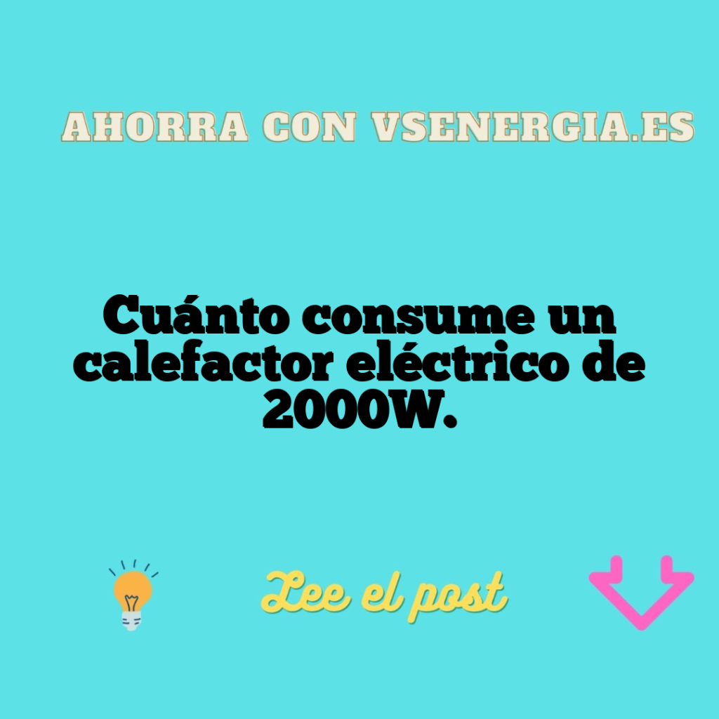 Cuánto Consume Un Calefactor De Aire.