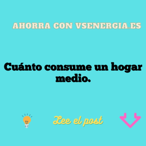 Cuánto consume un hogar medio.