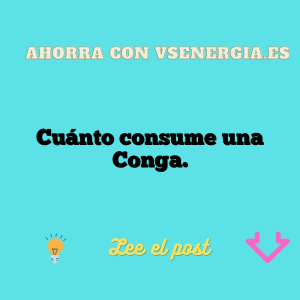 Cuánto consume una Conga.