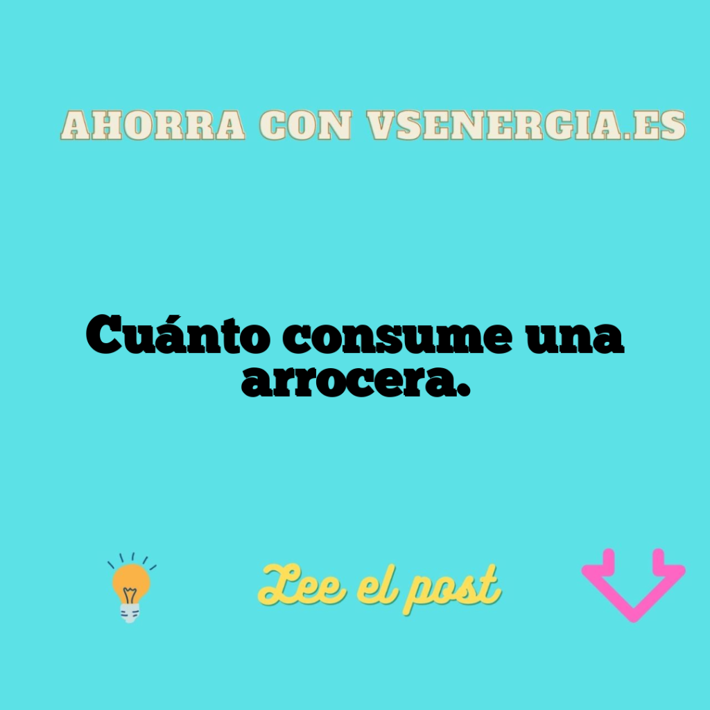 Cuánto consume una arrocera.