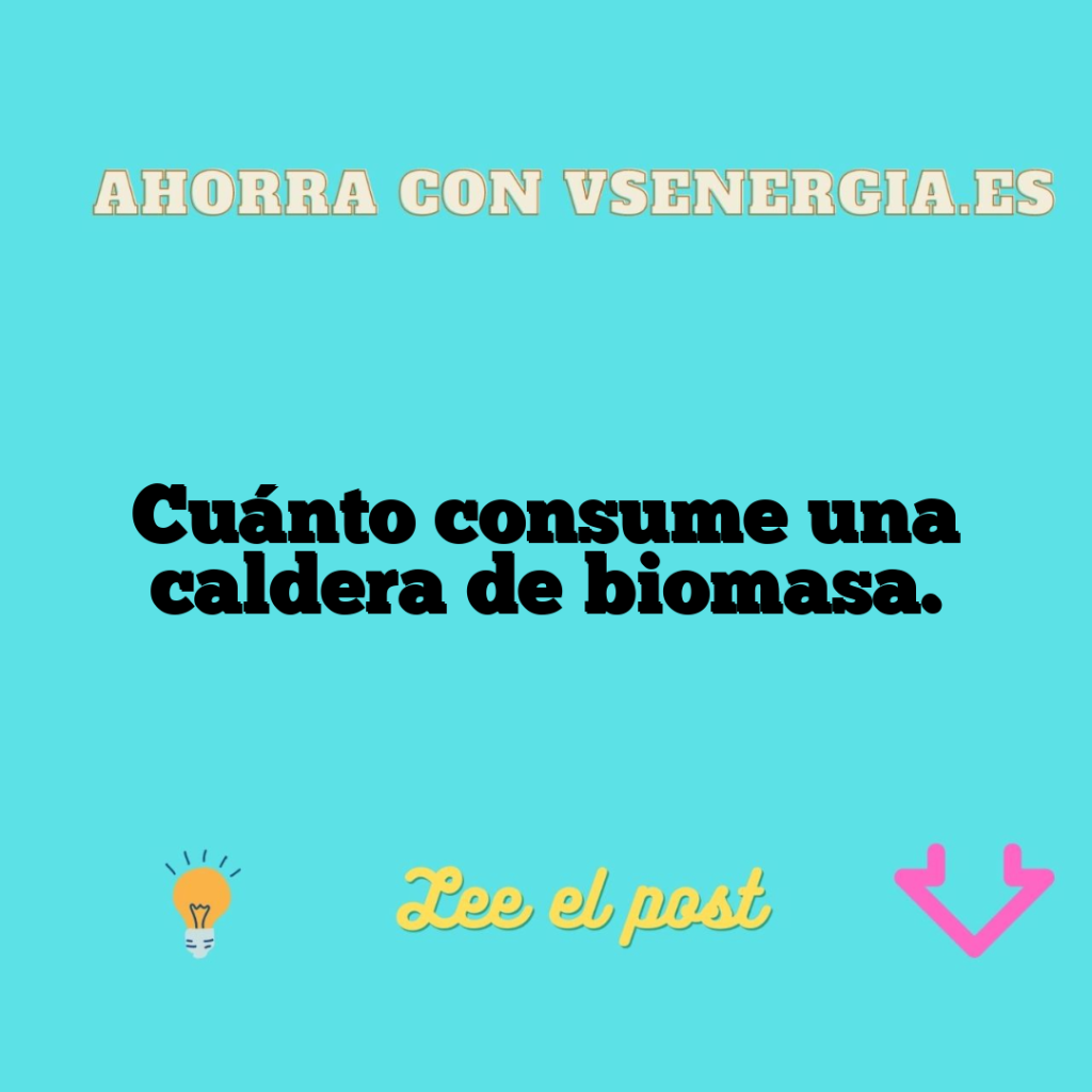 Cuánto consume una caldera de biomasa.