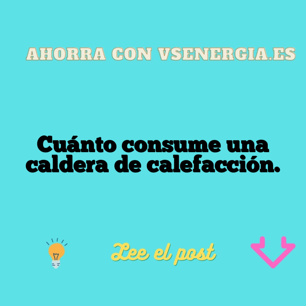 Cuánto consume una caldera de calefacción.